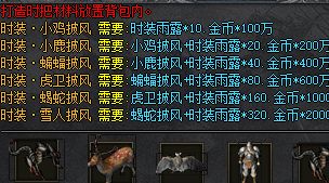 迷失传奇玩家必看：时装打造的花费与材料避坑指南
